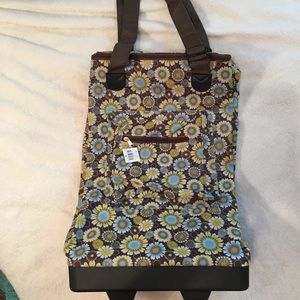 🚨NWT!! Sunflower rolling craft/travel bag